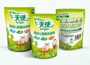 天使洗涤系列 从婴幼儿到餐具的全方位日用品包装设计创新